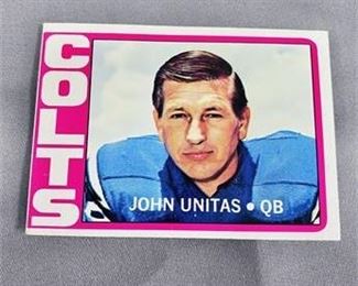 Lot 063
1972 Topps Johnny Unitas Card