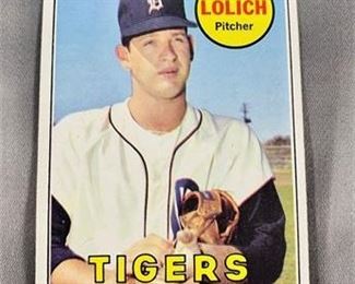 Lot 078
1969 Topps Mickey Lolich Card