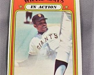Lot 060
1972 Topps Willie Mays Card