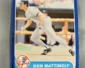 Lot 157
1986 Fleer Don Mattingly Card
