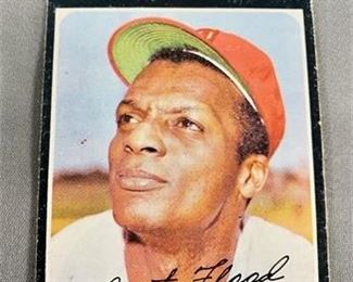 Lot 083
1971 Topps Curt Flood Card