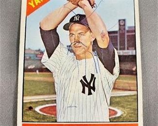 Lot 089
1966 Topps Mel Stottlemyre Card