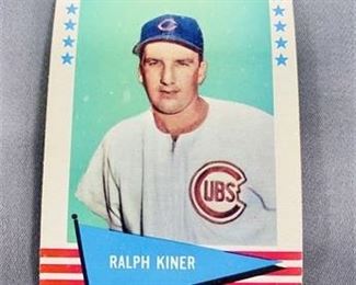 Lot 195
1961 Fleer Ralph Kiner Card