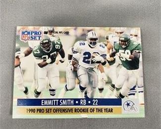 Lot 167
1990 Pro Set Emmitt Smith Card