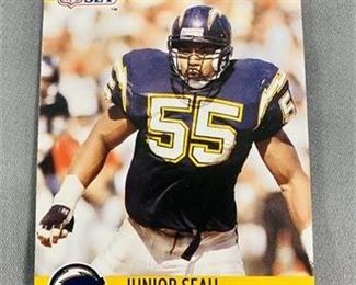 Lot 176
1990 Pro Set Junior Seau Rookie Card