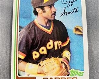 Lot 172
1982 Topps Ozzie Smith Card