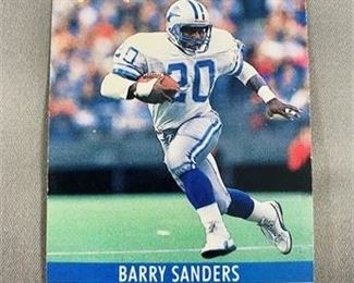 Lot 164
1990 Pro Set Barry Sanders Card
