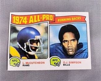 Lot 151
1975 Topps OJ Simpson Card