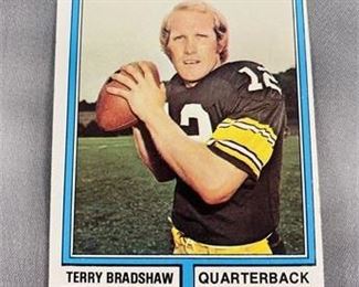 Lot 155
1974 Topps Terry Bradshaw Card