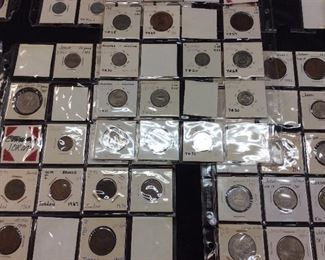 ASSORTED 1900S FOREIGN COINS
