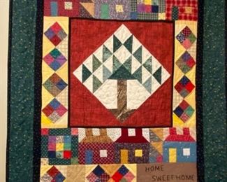 100D Pine Tree Patchworks Quilt by Yvonne Milliken