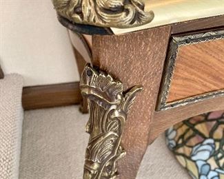 Leg Detail of Writing Desk