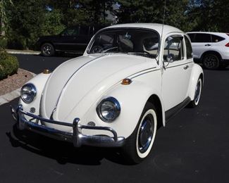 1967 Lotus White VW Beetle