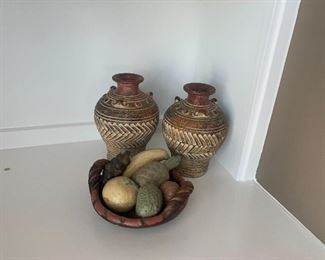 Fruit basket, pottery