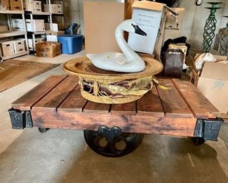 Cart coffee table