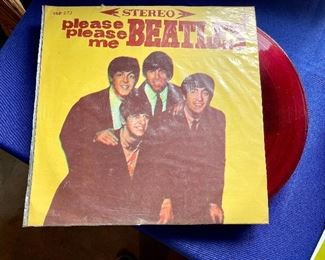 Red vinyl Beatles rare