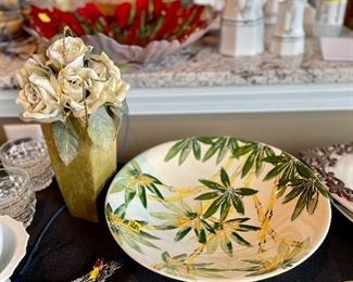 Italian porcelain serving bowl