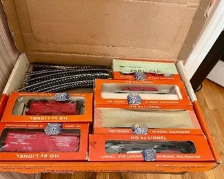 TRAINS - these are the homeowners collection from when he was a boy! The real deal in original boxes.