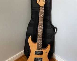 Hand Carved Guitar that is in excellent condition. 