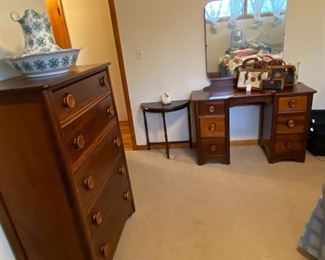 Vintage Dresser and matching Vanity