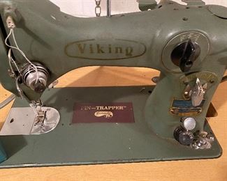 Close up of Nordic Husqvarna Vapenfabriks Sewing Machine 