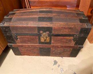 Unique antique trunk 