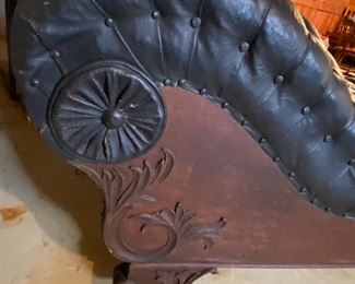 Victorian Era Fainting Couch with absolutely gorgeous detail!