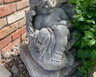 Stone garden figurine