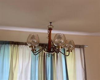 Mid century chandelier