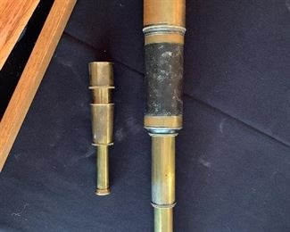 Early brass telescopes (4 total)
