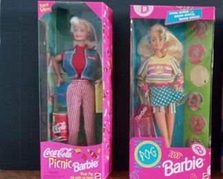 160 various Barbies still in boxes!  