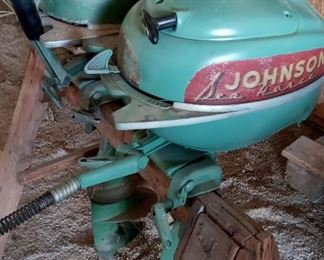 1951 Johnson Boat Motor, working condition, and second one for parts