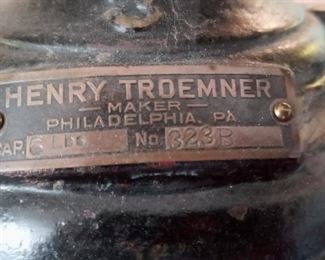 Henry Troemner Scale Mark