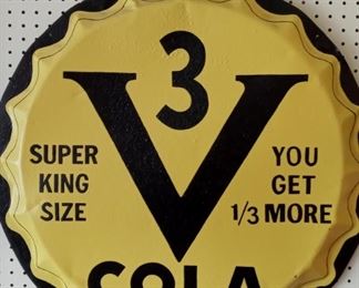 V Cola Sign