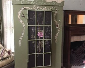 Painted cupboard