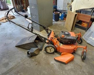 Ariens Lawnmower with Bagger - Front Wheel has a Hole