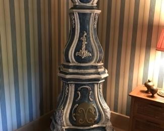 Bavarian Style Ceramic Stove 80”H x 30”W x 30”D