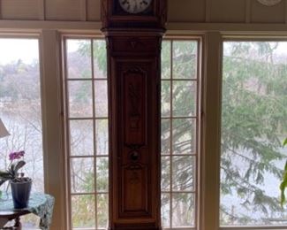 French Repeater Clock. Pre-French Revolution. 102”H x 18”W x 12”D