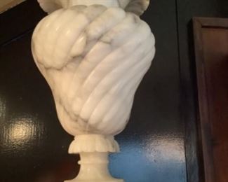 Carved Solid Marble Vases. These Grey and White Vases Are Truly Stunning Selling Separately