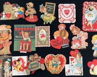 Vintage valentine cards