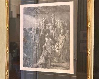 Joseph-Francois Michaud “History of the Crusades” framed etchings