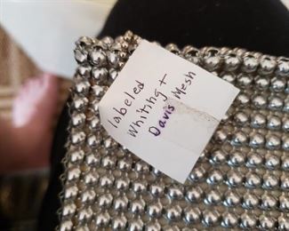 Whiting and Davis Mesh purse