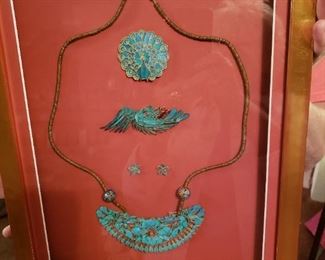 Chinese Kingfisher Feather Jewelry