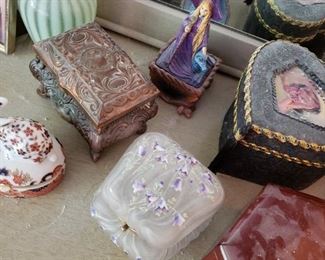 Many Unique Jewelry Boxes