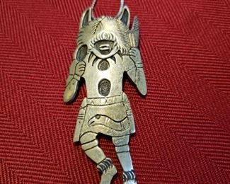 'Hopi' Silver Pendant