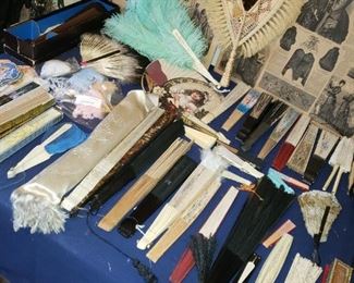 Lots of Fans-Antique, Vintage and Contemporary