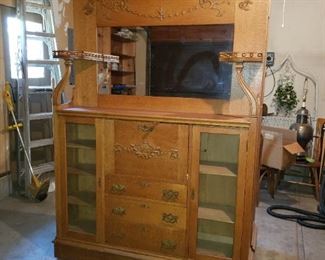 Beautiful Murphy Bed with Gallery and Secretary Pull Down. 