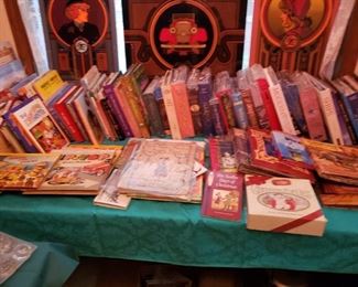 Lots of wonderful Pop Up Books. 