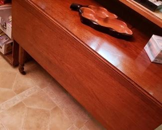 Fold Down Table w/wheels on legs