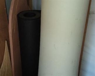 Roofing paper & linoleum